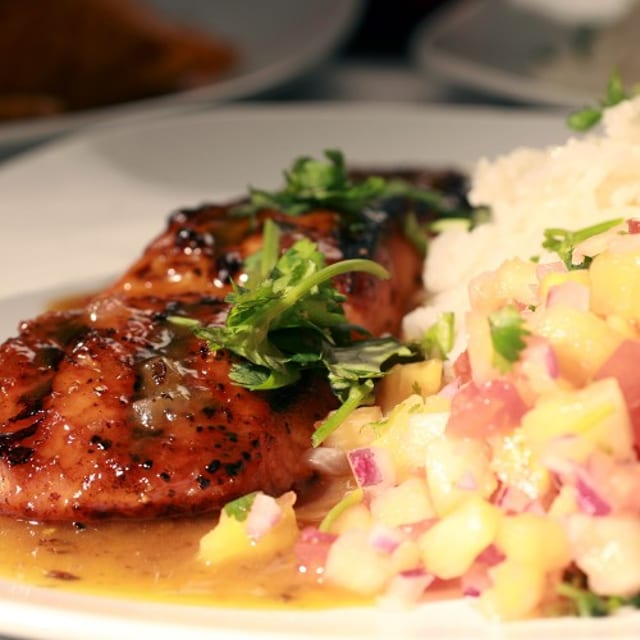 Salmon Asado.